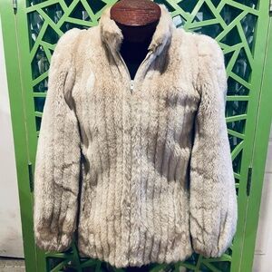 Vintage Hillmoor 1960s Faux Fur Mob Wife Pinup Jacket